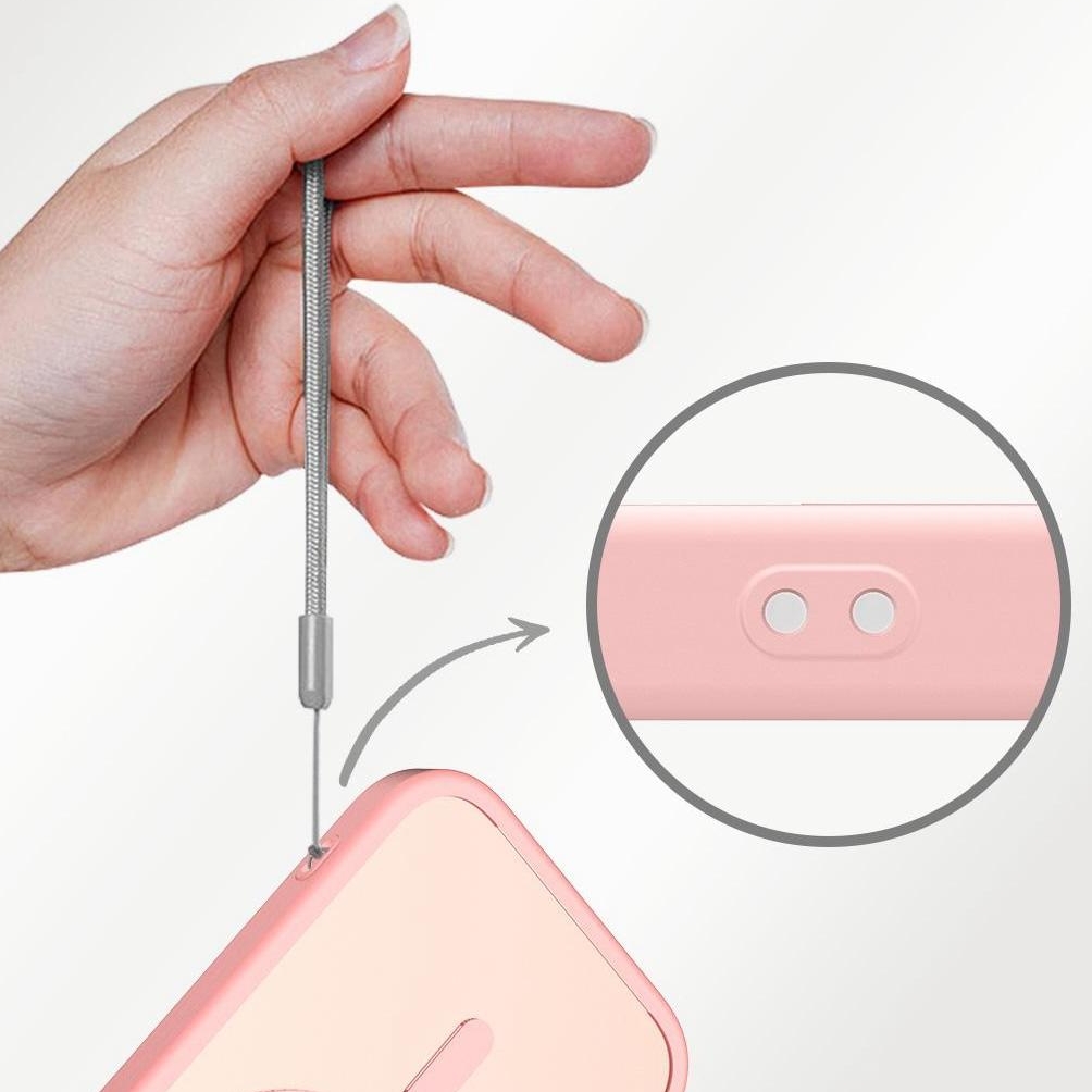 Apple iPhone 17 Roar Haptic Button Matte MagSafe hátlap tok (Rózsaszín)