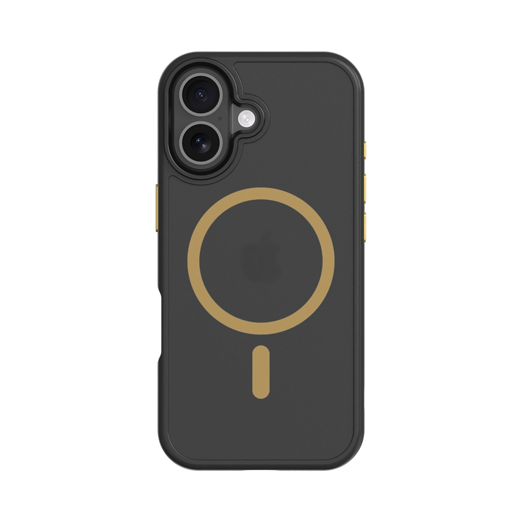 Apple iPhone 17 Tactical MagForce Hyperstealth 2.0 hátlap tok (Fekete - Sárga)