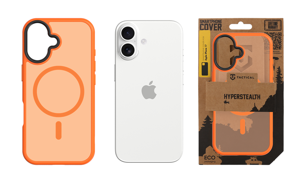Apple iPhone 17 Tactical MagForce Hyperstealth 2.0 hátlap tok (Narancssárga)