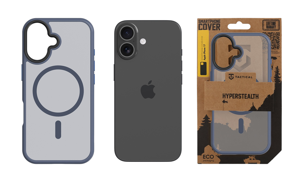 Apple iPhone 17 Tactical MagForce Hyperstealth 2.0 hátlap tok (Sötétkék)