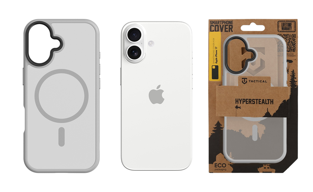Apple iPhone 17 Tactical MagForce Hyperstealth 2.0 hátlap tok (Világosszürke)