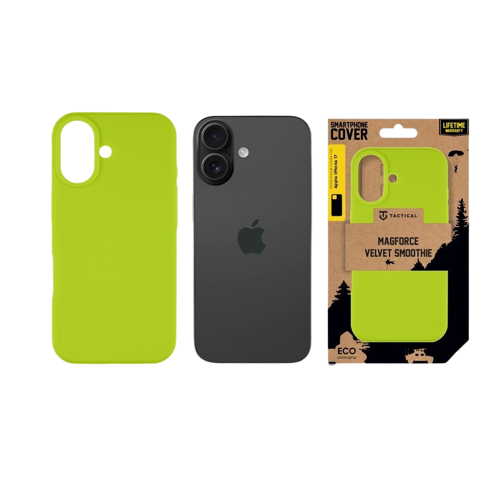 Apple iPhone 17 Tactical MagForce Velvet Smoothie tok (Avokádózöld)