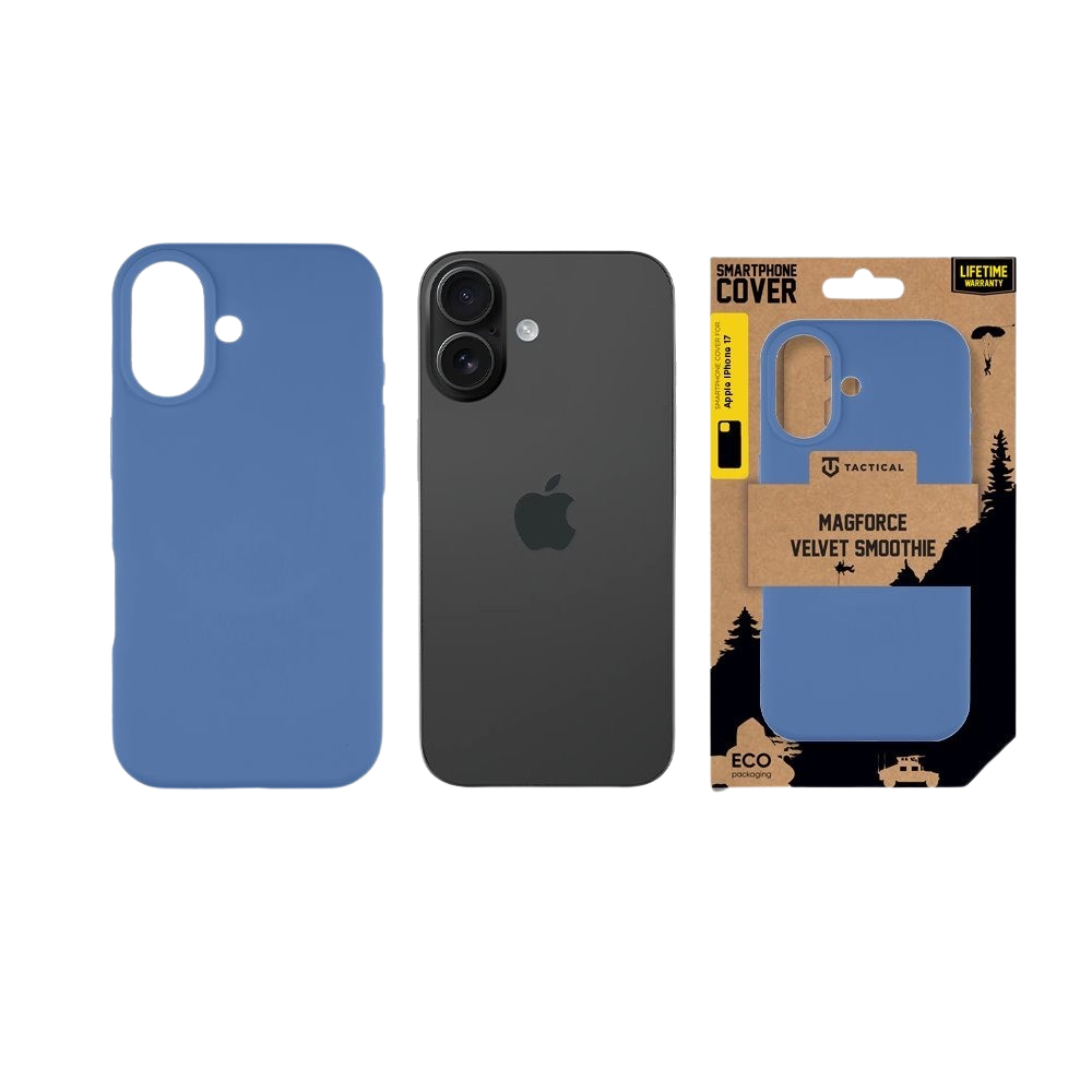 Apple iPhone 17 Tactical MagForce Velvet Smoothie tok (Kék)