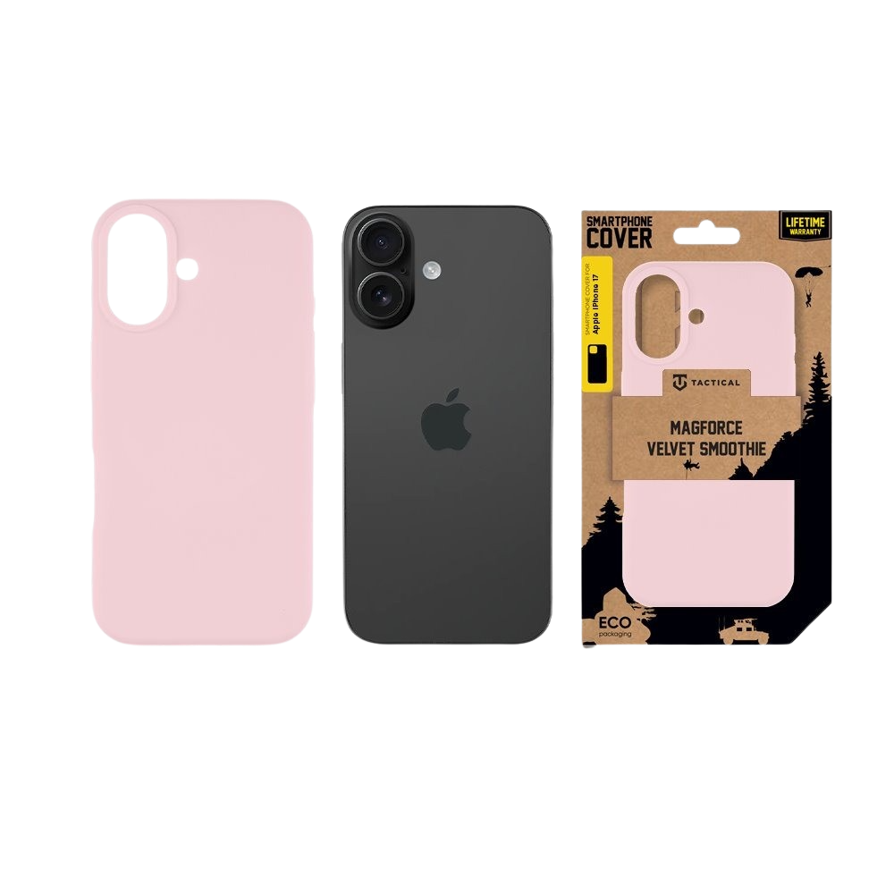 Apple iPhone 17 Tactical MagForce Velvet Smoothie tok (Rózsaszín)