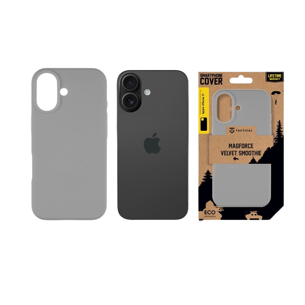 Apple iPhone 17 Tactical MagForce Velvet Smoothie tok (Világos szürke)