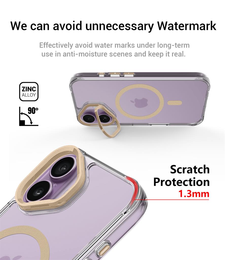 Apple iPhone 17 TOKO Apex capsule magsafe hátlap tok (Arany)