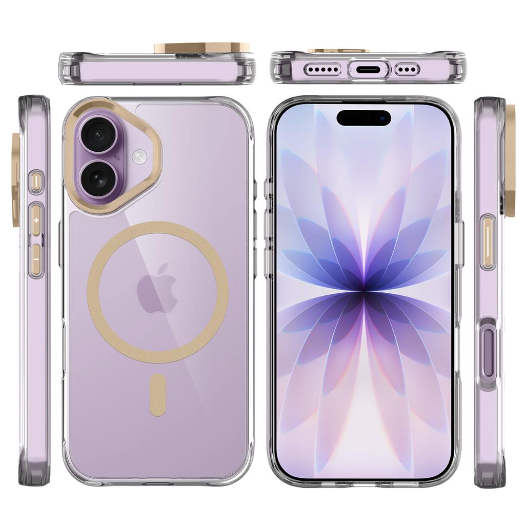 Apple iPhone 17 TOKO Apex capsule magsafe hátlap tok (Arany)