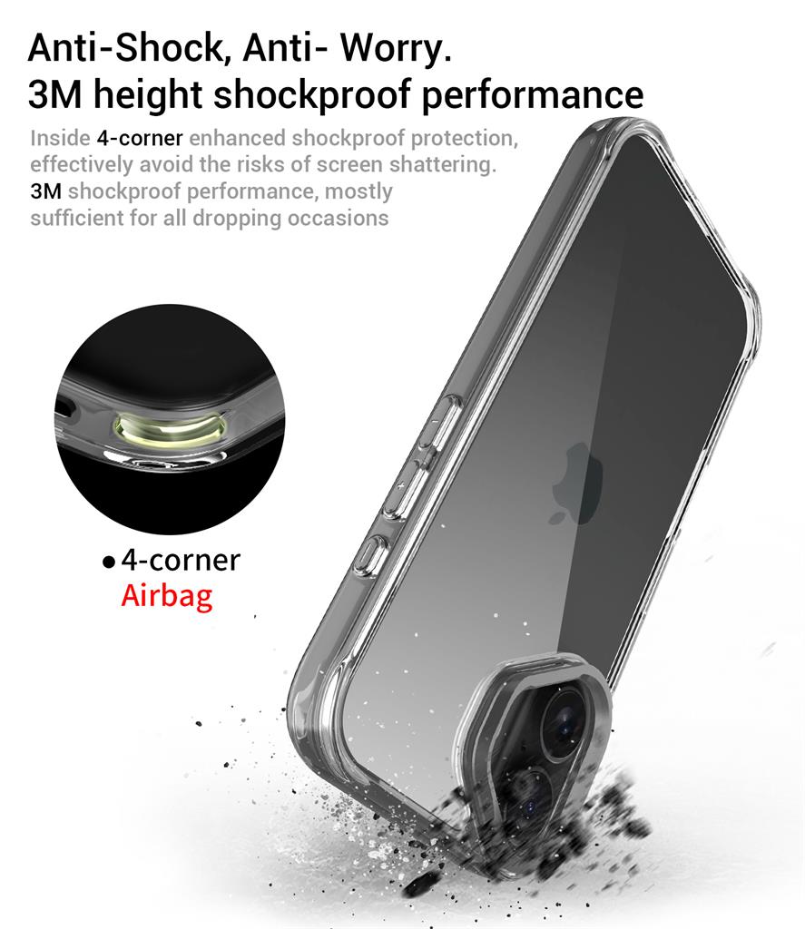 Apple iPhone 17 TOKO Apex capsule magsafe hátlap tok (Ezüst)