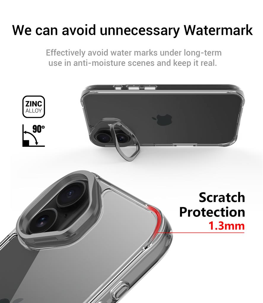 Apple iPhone 17 TOKO Apex capsule magsafe hátlap tok (Ezüst)