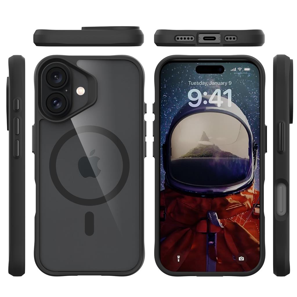 Apple iPhone 17 TOKO Taurustar magsafe hátlap tok (Fekete)