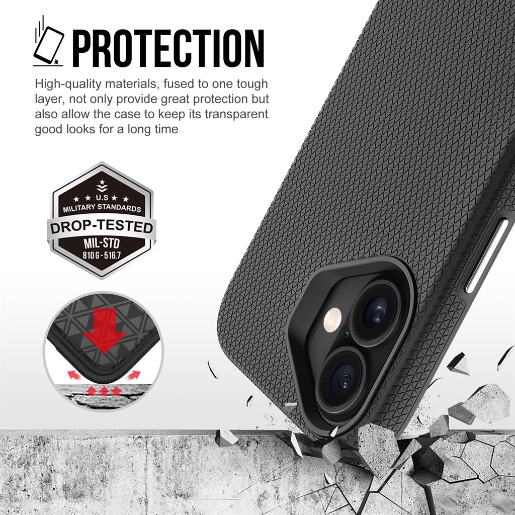 Apple iPhone 17 Toko Triangle MagSafe hátlap tok (Fekete)