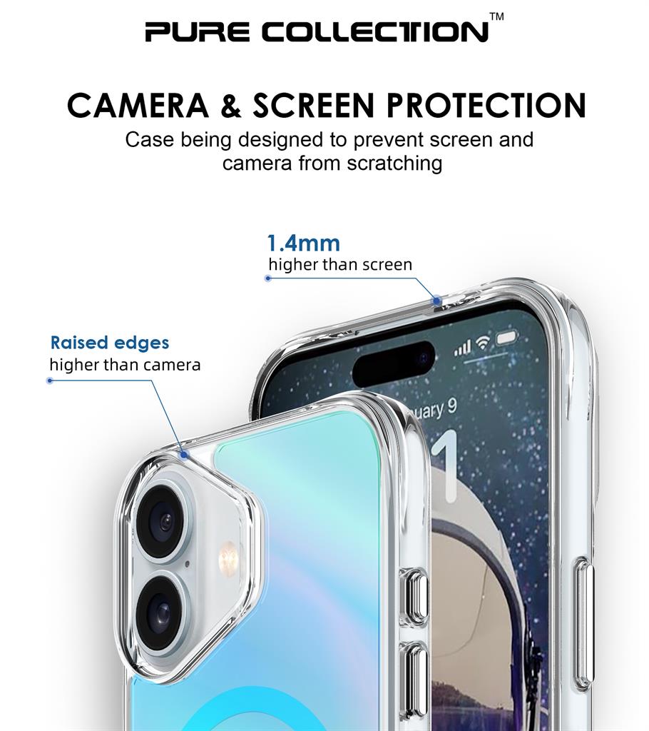 Apple iPhone 17 TOKO Triangle magsafe hátlap tok (Kék)