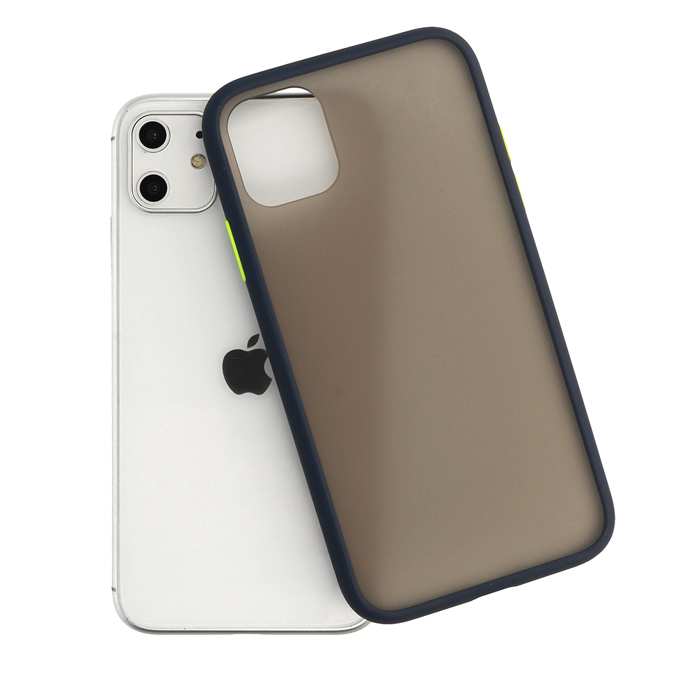 Apple iPhone 7 / iPhone 8 / iPhone SE 2020 / iPhone SE 2022 Vennus color button hátlap tok (Tengerkék)