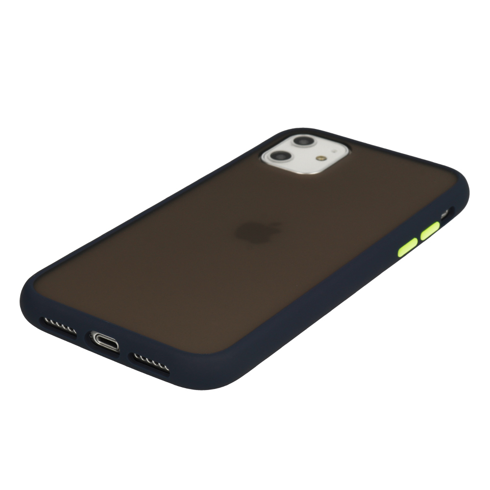 Apple iPhone 7 / iPhone 8 / iPhone SE 2020 / iPhone SE 2022 Vennus color button hátlap tok (Tengerkék)