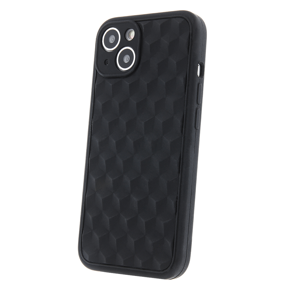 Apple iPhone 7 / iPhone 8 / iPhone SE 2020 / iPhone SE 2022 3D Cube hátlap tok (Fekete)
