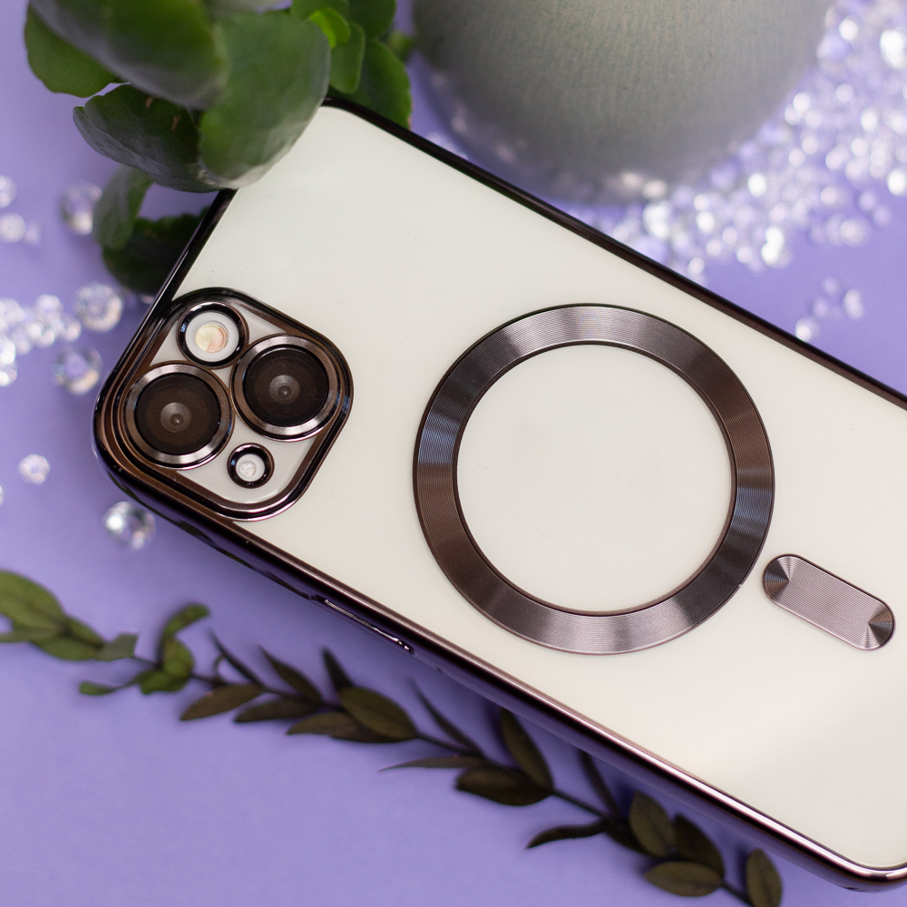 Apple iPhone 7 / iPhone 8 / iPhone SE 2020 / iPhone SE 2022 Color Chrome Magsafe hátlap tok (Fekete) 3