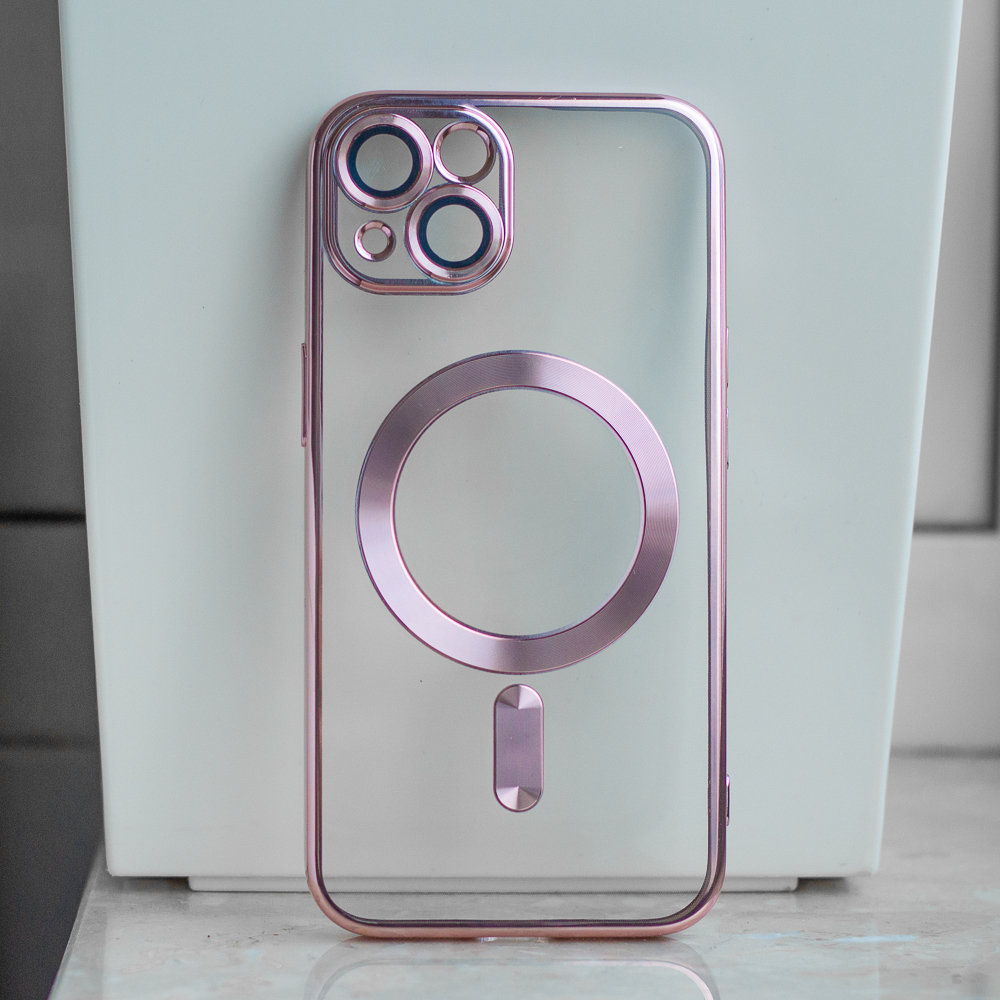 Apple iPhone 7 / iPhone 8 / iPhone SE 2020 / iPhone SE 2022 Color Chrome Magsafe hátlap tok (Rosegold)