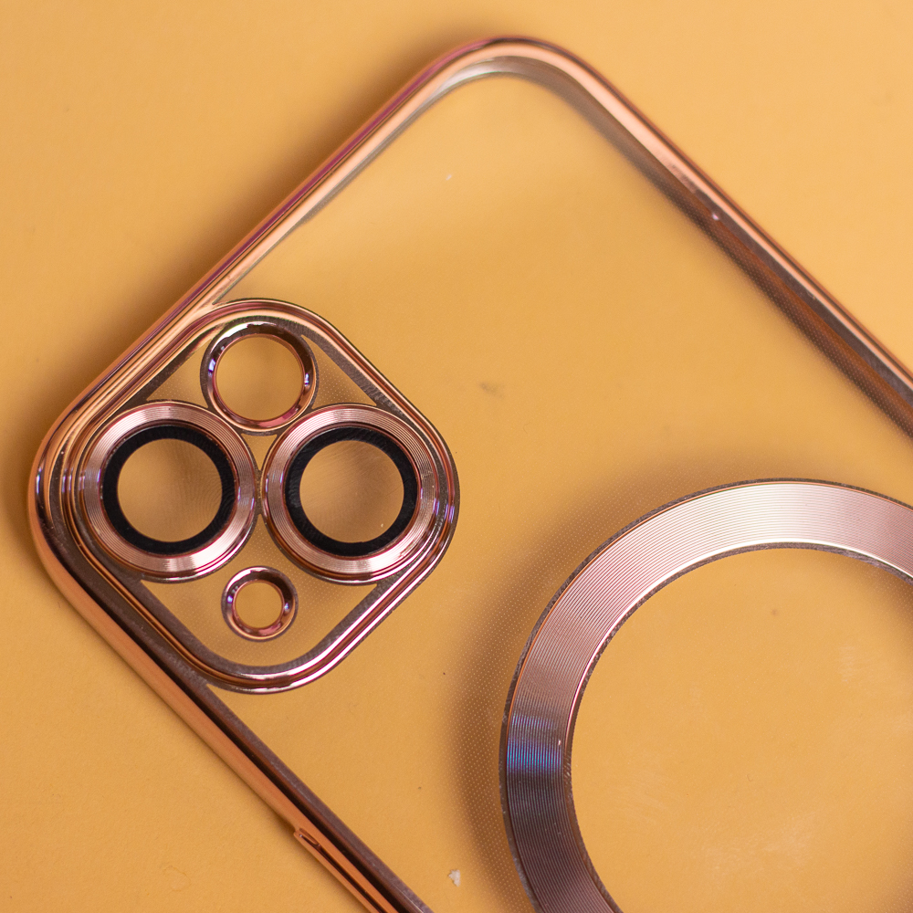 Apple iPhone 7 / iPhone 8 / iPhone SE 2020 / iPhone SE 2022 Color Chrome Magsafe hátlap tok (Rosegold)