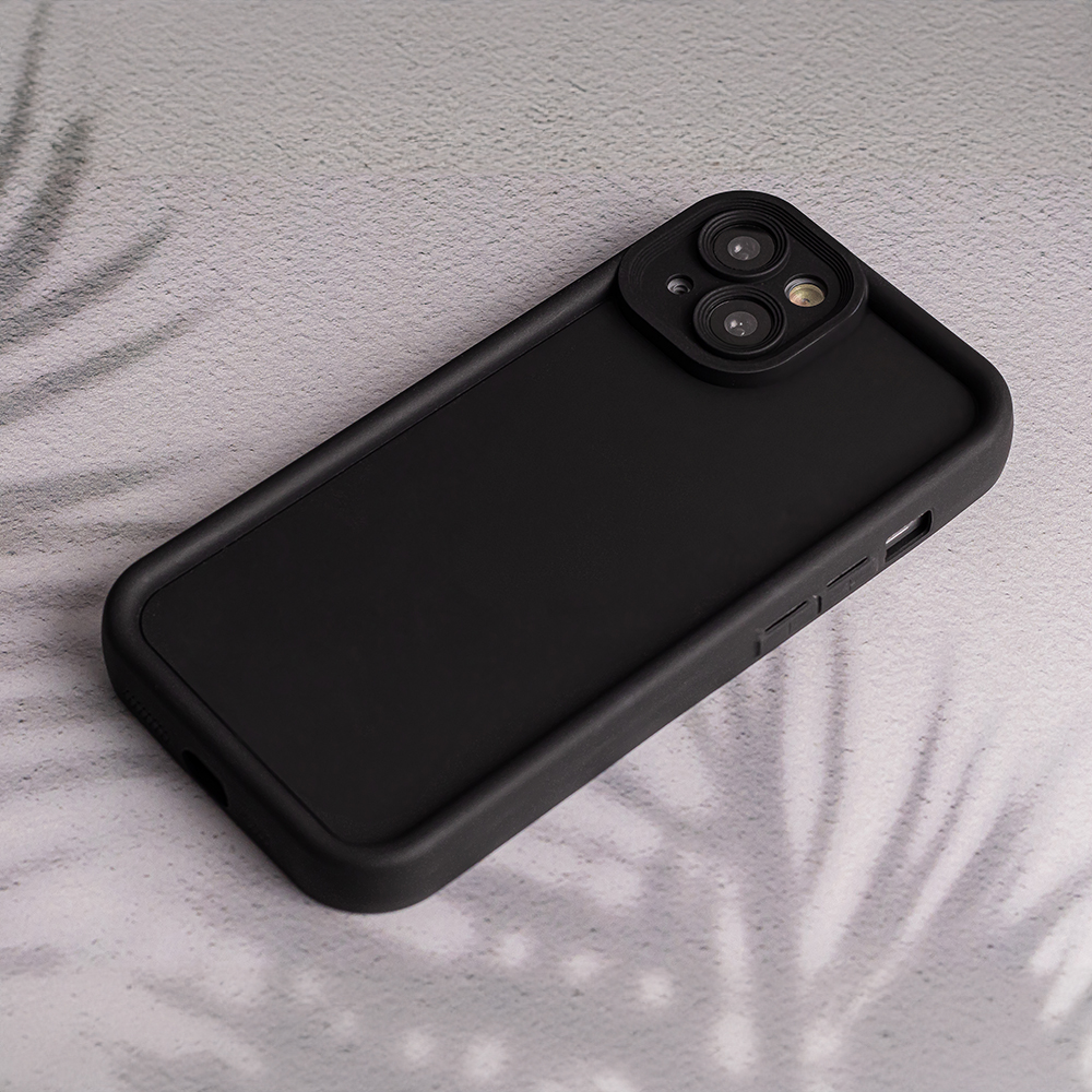 Apple iPhone 7 / iPhone 8 / iPhone SE 2020 / iPhone SE 2022 Rim TPU hátlap tok (Fekete)