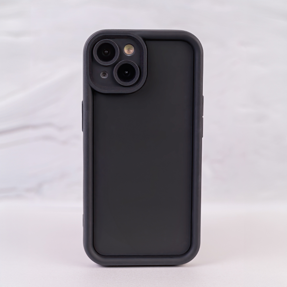 Apple iPhone 7 / iPhone 8 / iPhone SE 2020 / iPhone SE 2022 Rim TPU hátlap tok (Fekete)