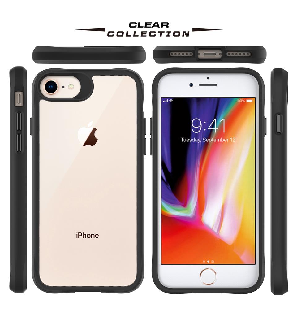 Apple iPhone 7 / iPhone 8 / iPhone SE 2020 / iPhone SE 2022 TOKO Combat X Mode hátlap tok (Átlátszó)
