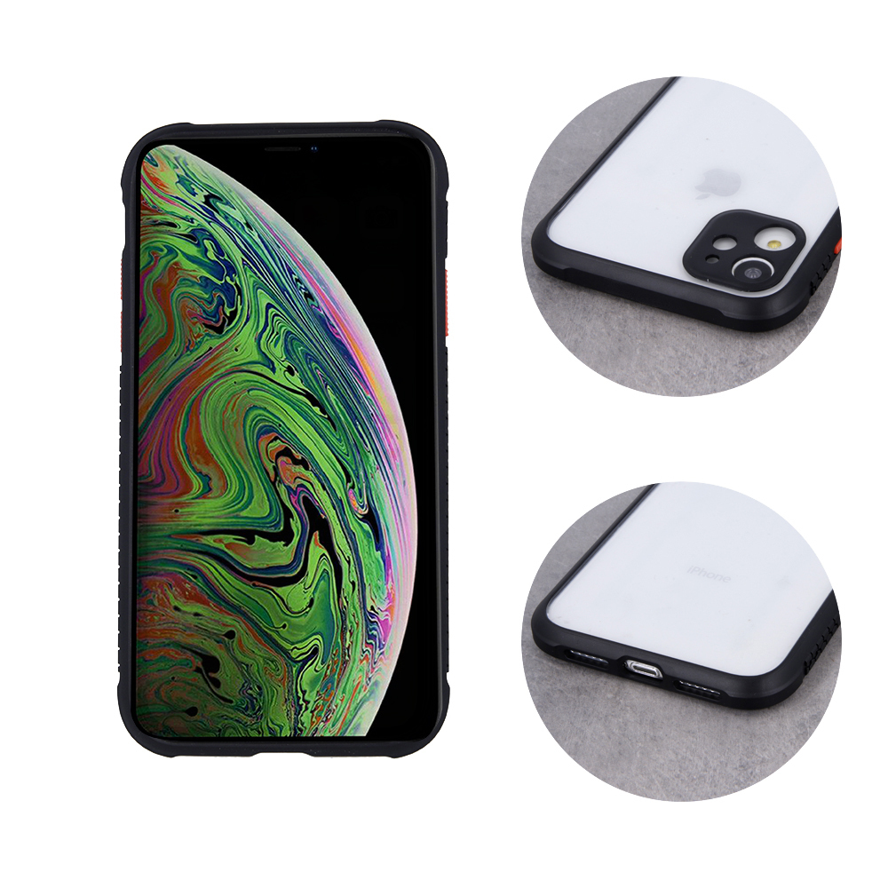 Apple iPhone 7 / iPhone 8 / iPhone SE 2020 / iPhone SE 2022 Defender hybrid ütésálló hátlap tok (Fekete)