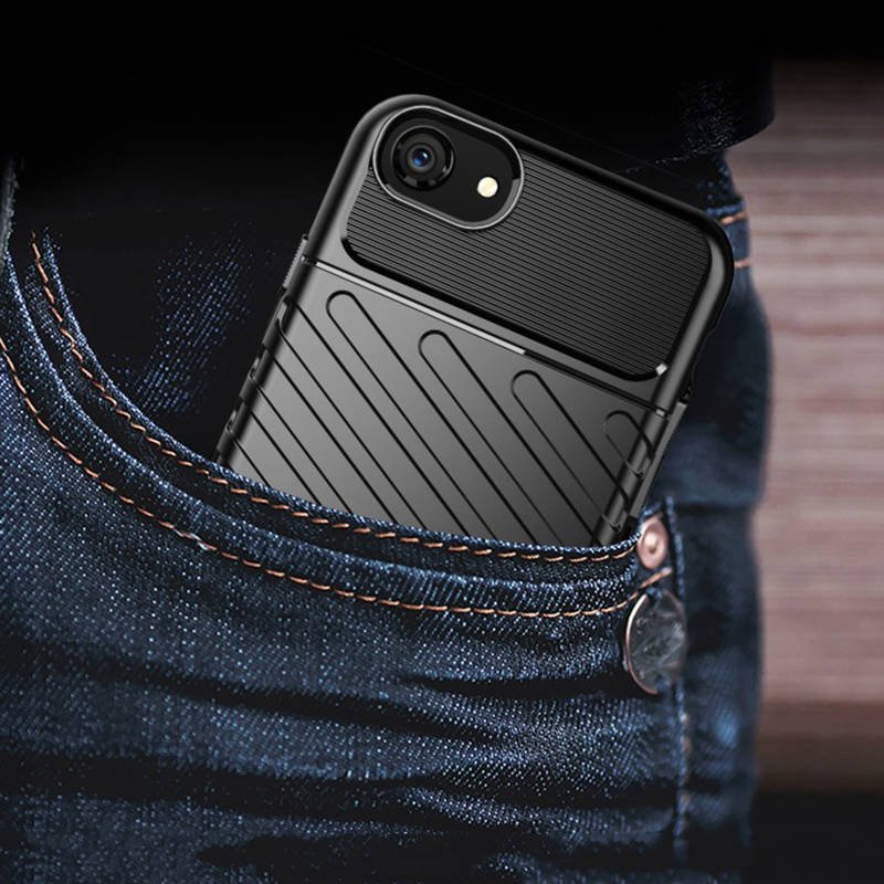 Apple iPhone 7/8/SE 2020/ SE 2022 thunder hátlap tok (Fekete)