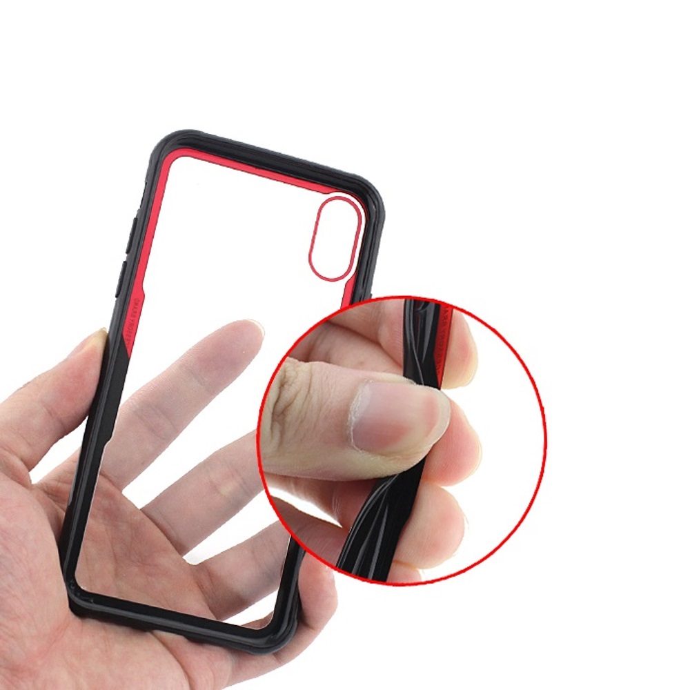Apple iPhone X / iPhone XS acrylic hátlap tok (Fekete )