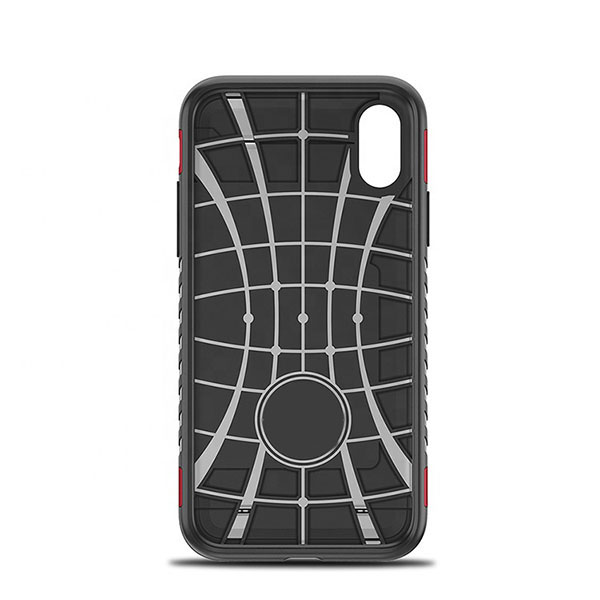 Apple iPhone X / iPhone XS Vennus armor magnetic hátlap tok (Fekete) 0