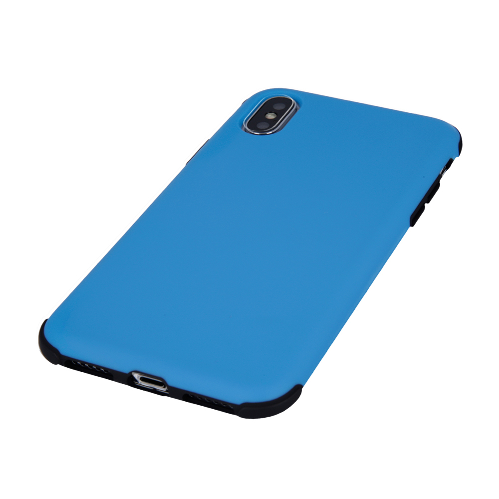 Apple iPhone XR defender rubber ütésálló hátlap tok (Kék) 0