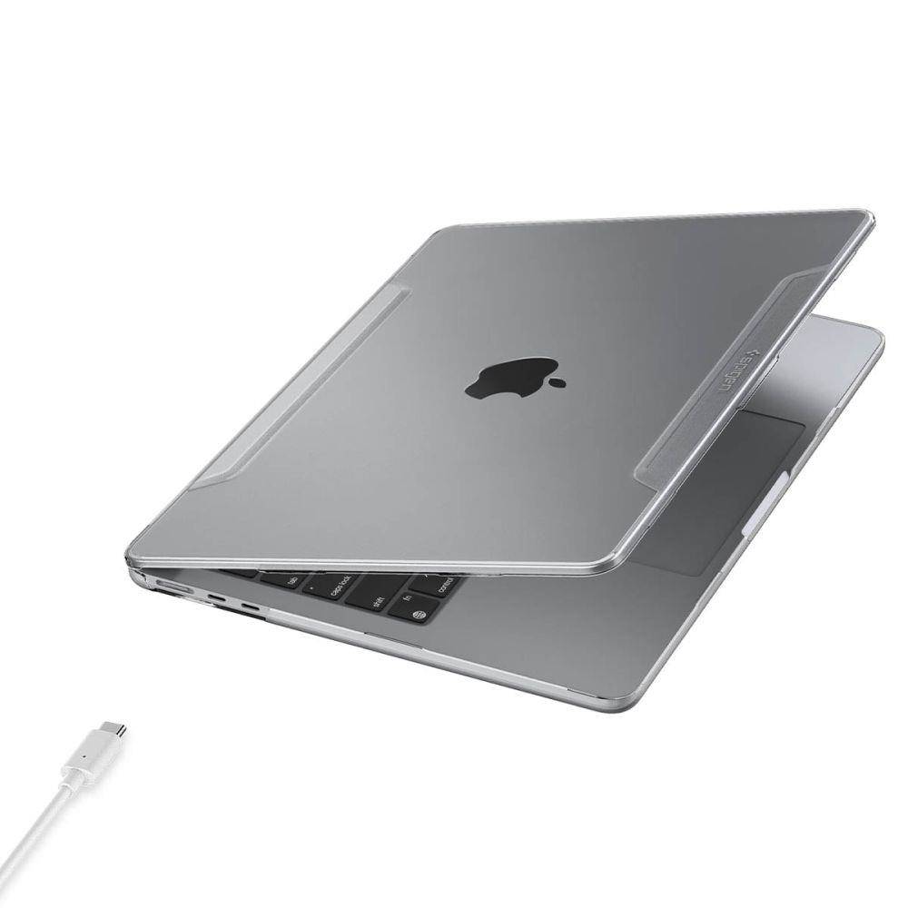 Apple MacBook Air 13" (2022) Spigen Thin Fit tablet tok (Átlátszó) 5