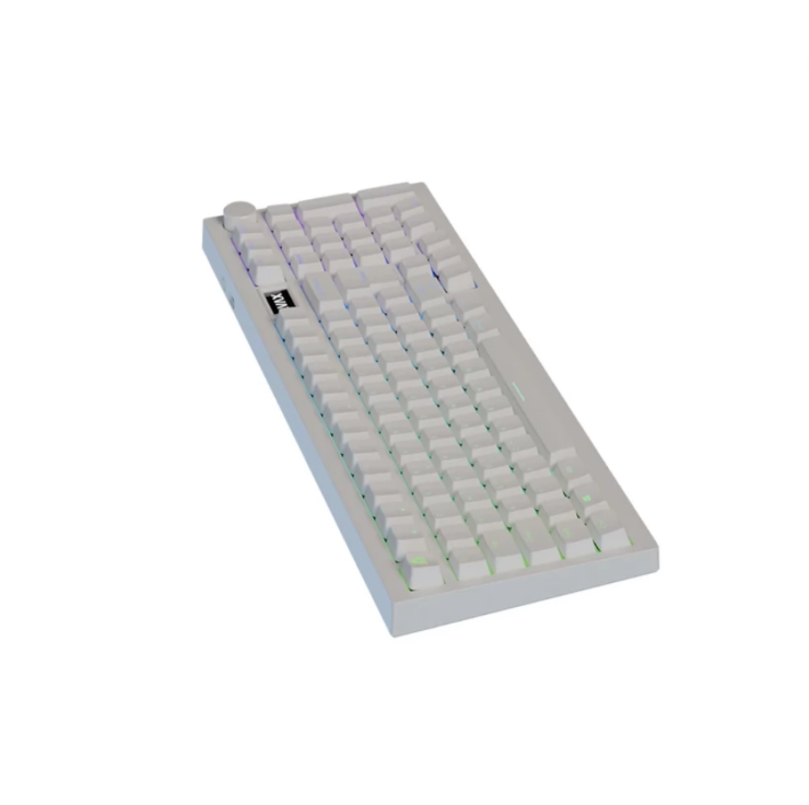 AVAX GM03 PRO 98% Gasket RGB Tri-mode mechanikus billentyűzet (Fehér) - Gateron yellow kapcsoló, magyar kiosztás