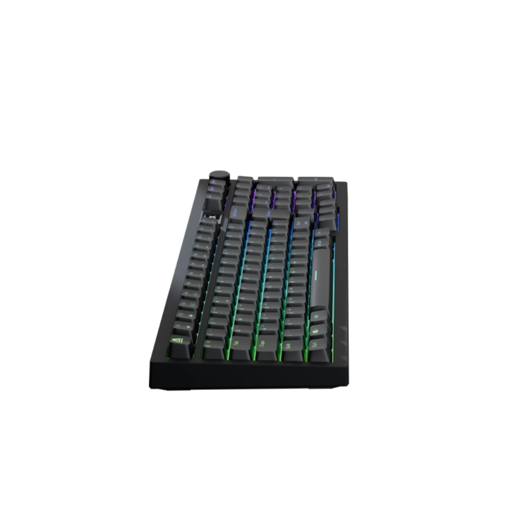 AVAX GM03 PRO 98% Gasket RGB Tri-mode mechanikus billentyűzet (Fekete) - Gateron brown kapcsoló, magyar kiosztás