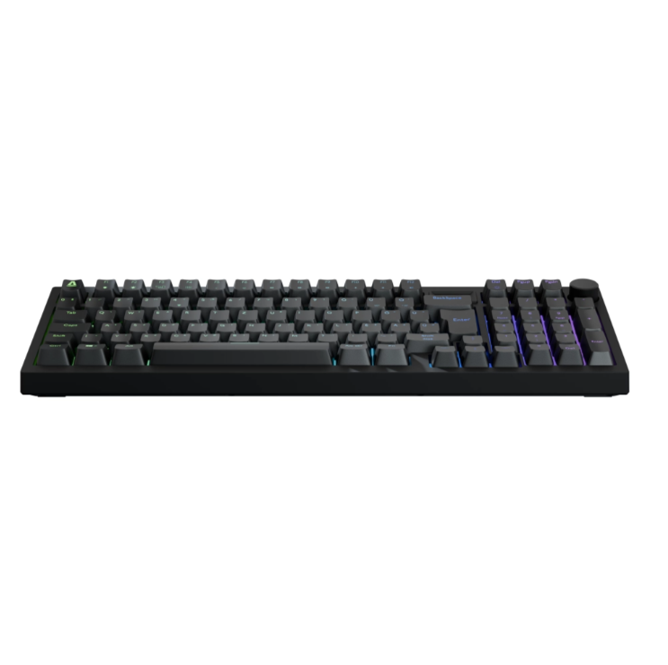 AVAX GM03 PRO 98% Gasket RGB Tri-mode mechanikus billentyűzet (Fekete) - Gateron brown kapcsoló, magyar kiosztás