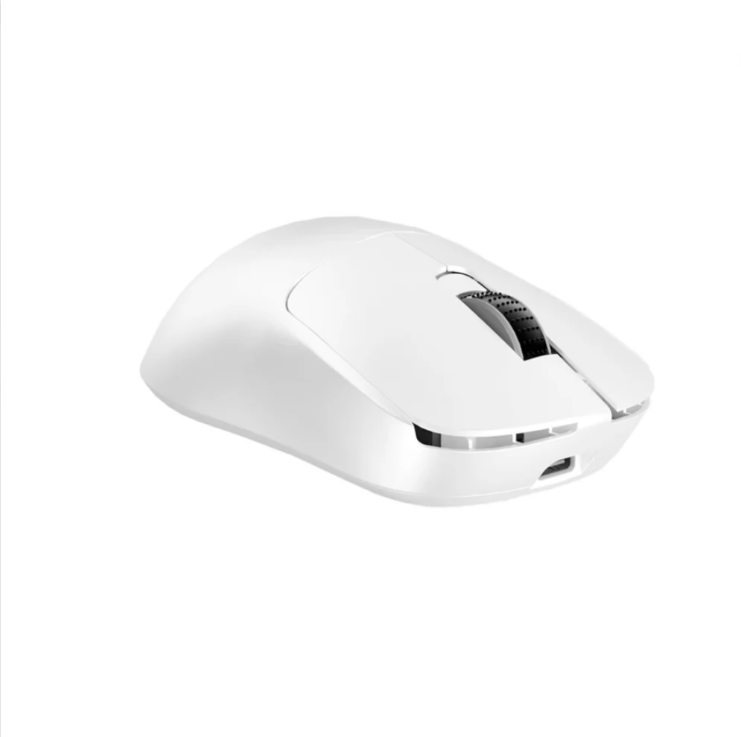 AVAX LW03 PRO PAW3395 Tri-mode 8k könnyű gamer egér (Fehér)