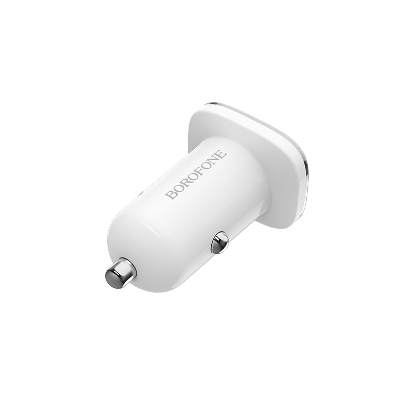Borofone BZ12A autós töltő (type-C kábel), QC 3.0,18W, fehér