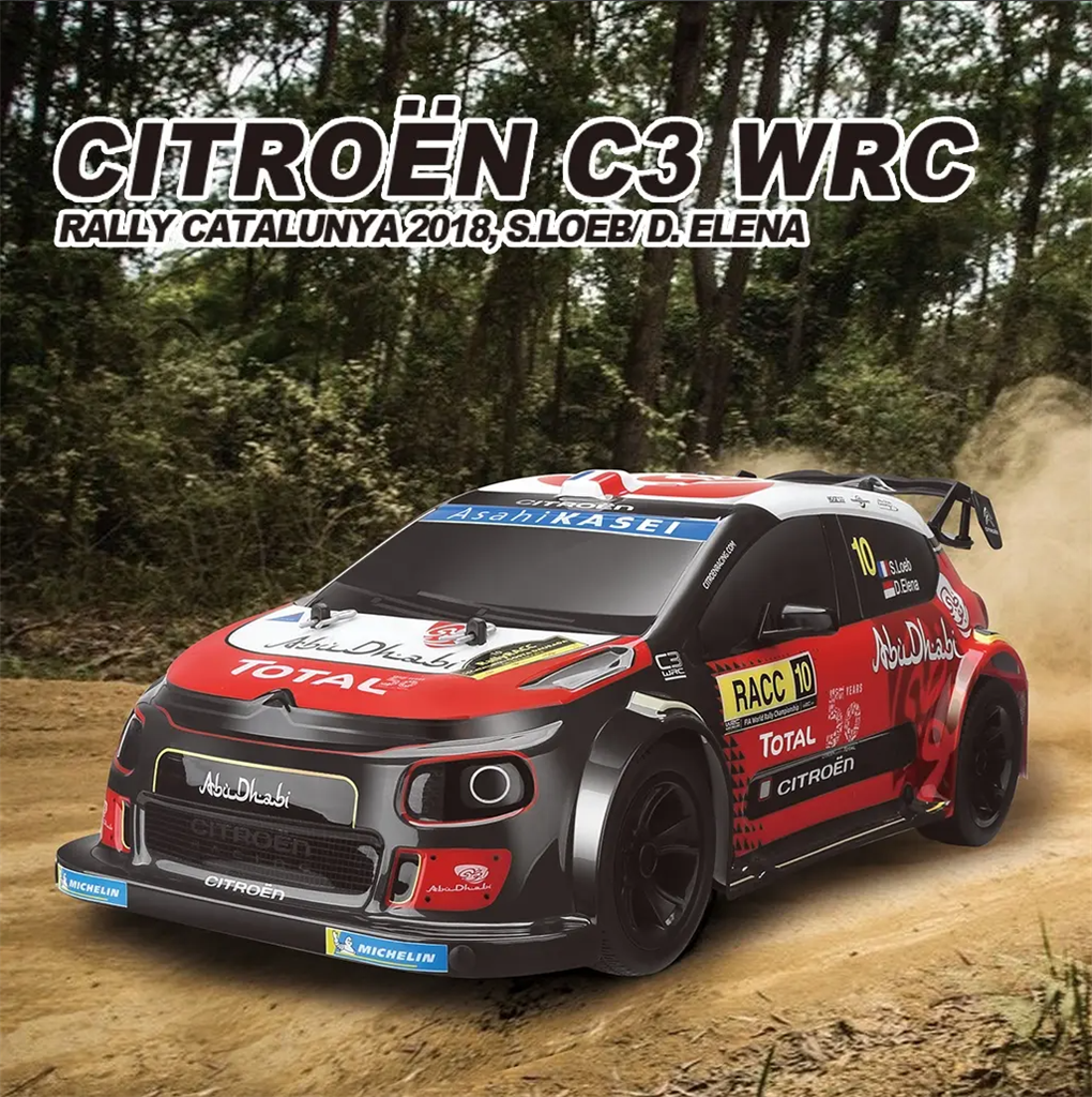 Fast Gearz távirányítós autó Citroen C3 WRC 1:10
