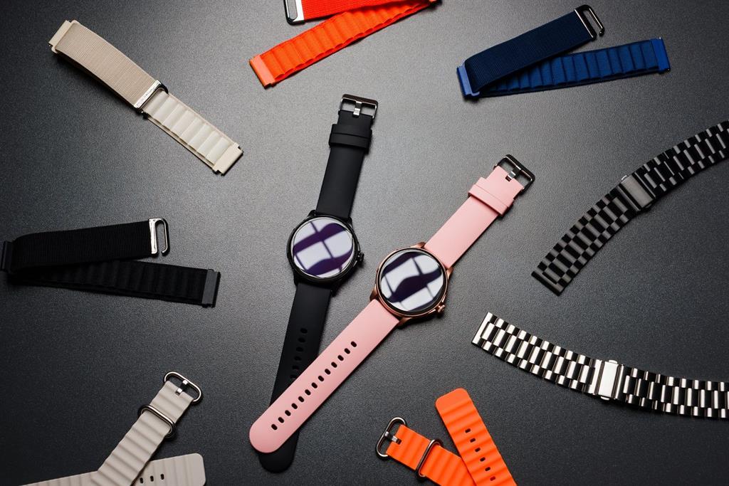 Forcell F-Design FS01 szilikon szíj Samsung Galaxy Watch 22 mm (Fekete)