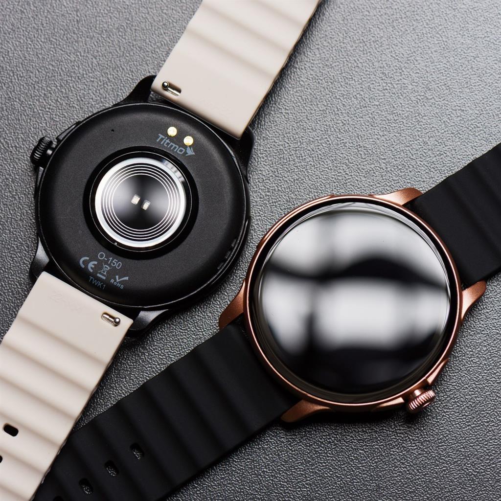 Forcell F-Design FS01 szilikon szíj Samsung Galaxy Watch 22 mm (Fekete)