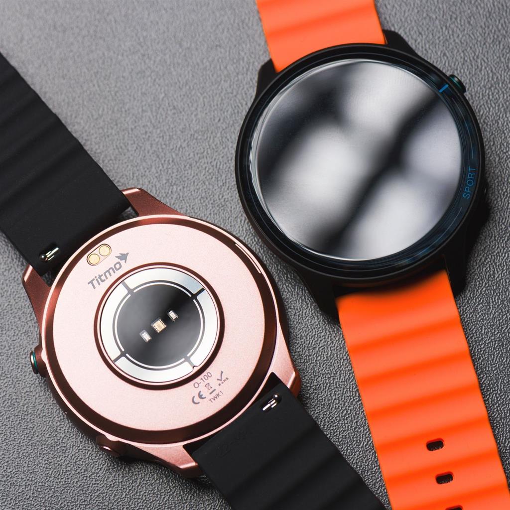 Forcell F-Design FS05 poliészter szálas szíj Samsung Galaxy Watch 22 mm (Narancssárga)