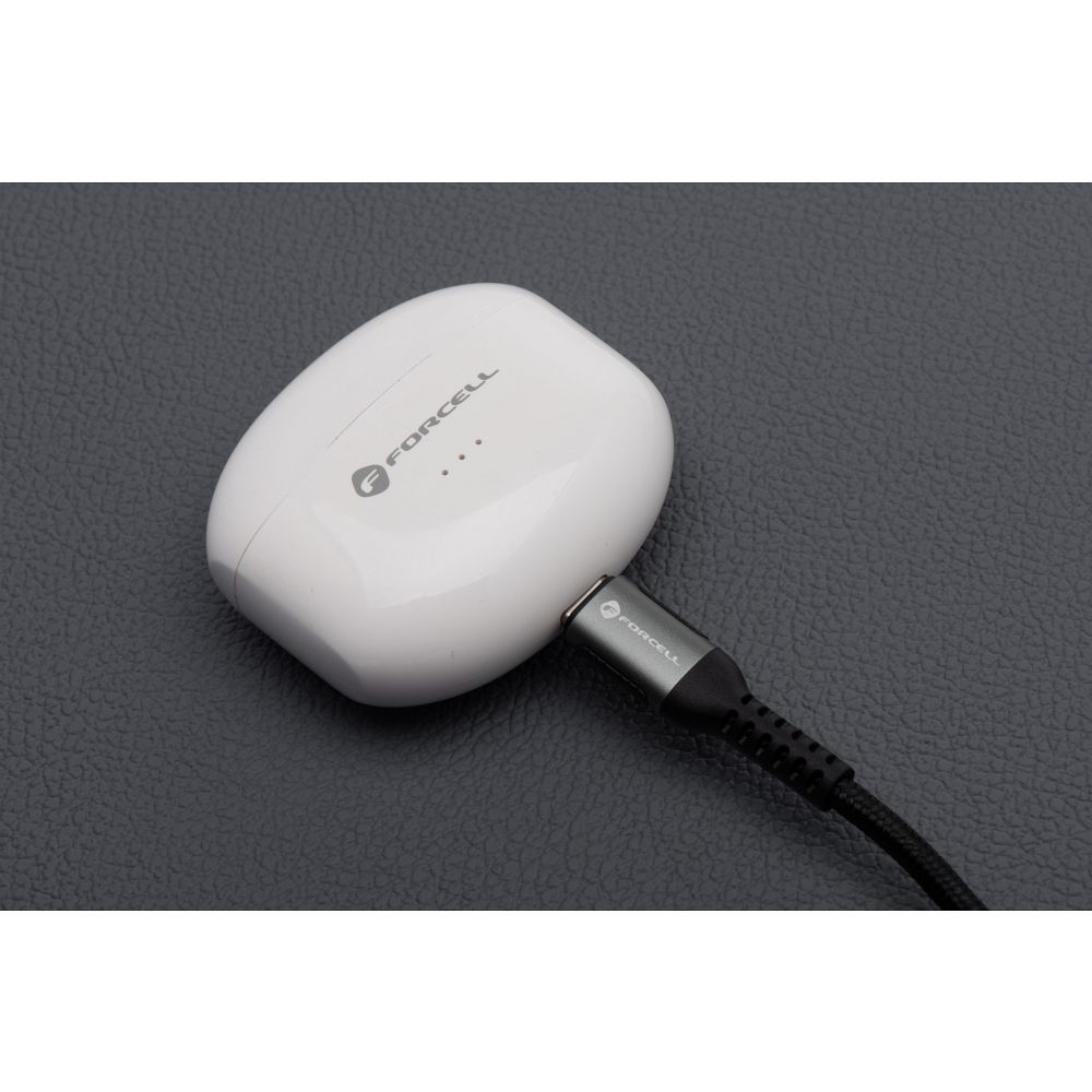 Forcell F-ENERGY C256 USB-A / USB-C kábel QC4.0 3A 66W Cafule (Fekete) - 3m