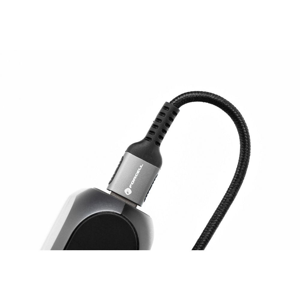 Forcell F-ENERGY C256 USB-A / USB-C kábel QC4.0 3A 66W Cafule (Fekete) - 3m