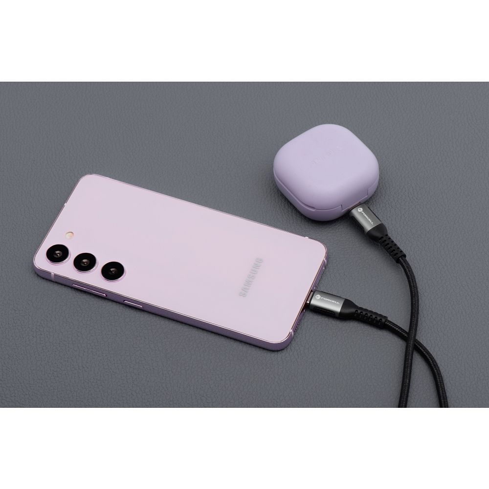 Forcell F-ENERGY C260 USB-C / USB-C kábel QC4.0 PD 5A 100W Cafule (Fekete) - 3m
