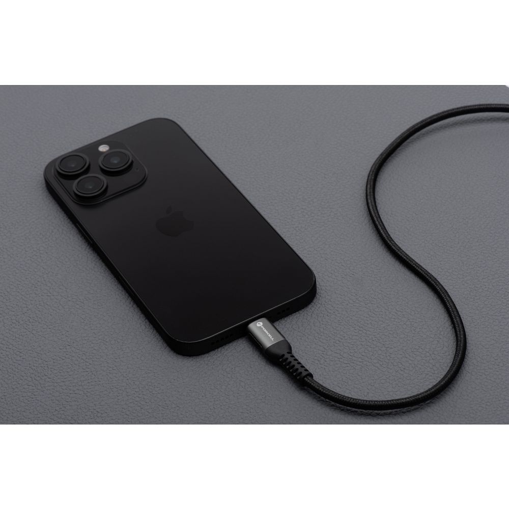 Forcell F-ENERGY C260 USB-C / USB-C kábel QC4.0 PD 5A 100W Cafule (Fekete) - 3m