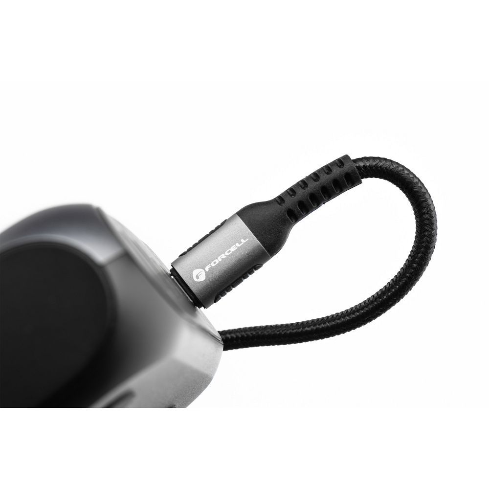 Forcell F-ENERGY C260 USB-C / USB-C kábel QC4.0 PD 5A 100W Cafule (Fekete) - 3m