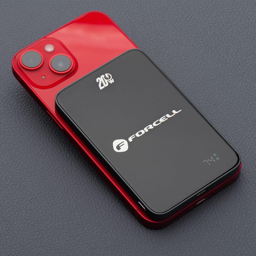 Forcell F-Energy SuperSlim F10K8 MagSafe power bank 15W 10000 mAh (Fehér)