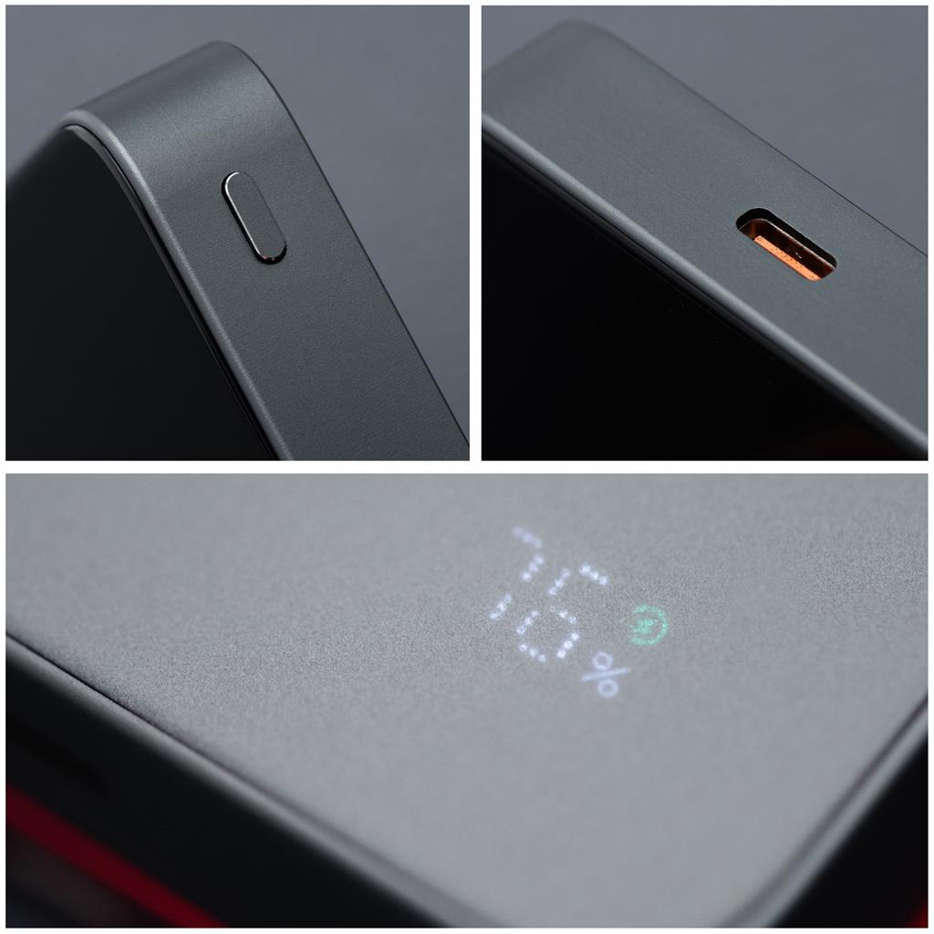 Forcell F-Energy SuperSlim F10K8 MagSafe power bank 15W 10000 mAh (Fekete)