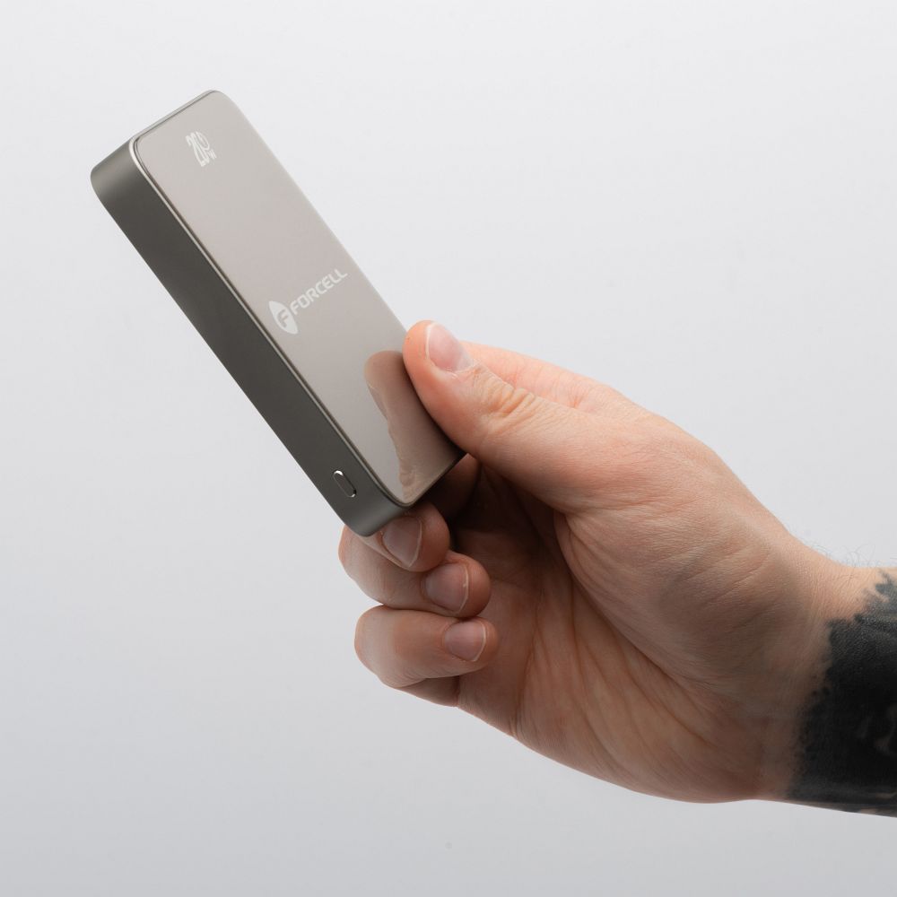 Forcell F-Energy SuperSlim F10K8 MagSafe power bank 15W 10000 mAh (Titánium Desert)