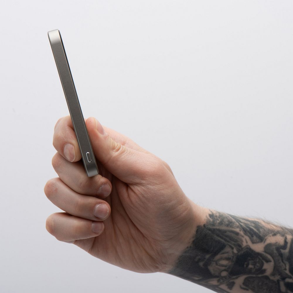 Forcell F-Energy SuperSlim F5K8 MagSafe power bank 15W 5000 mAh (Szürke)