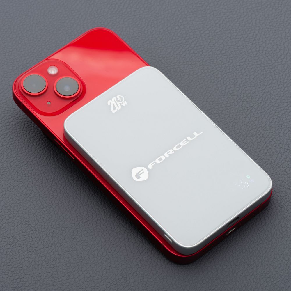 Forcell F-Energy SuperSlim F5K8 MagSafe power bank 15W 5000 mAh (Titánium Desert)